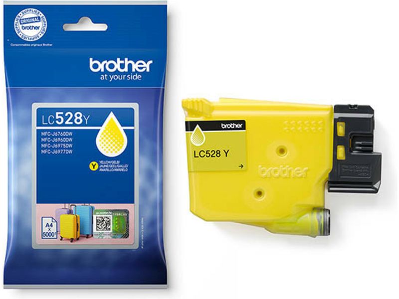 Brother LC-528Y Inktcartridge Geel Extra hoge capaciteit