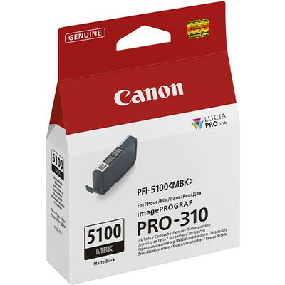 Canon PFI-5100 MBK - Noir mat - Cartouche d'encre