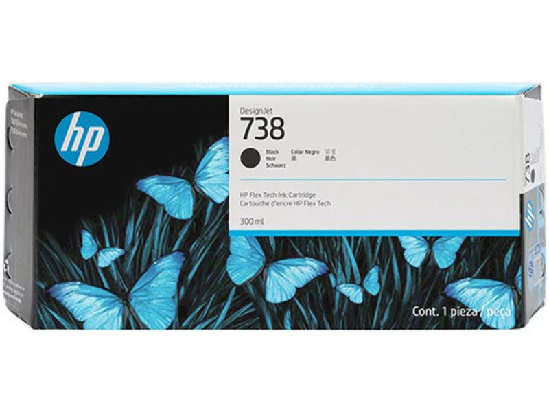 HP 738 (498N8A) Inktcartridge Zwart Hoge capaciteit