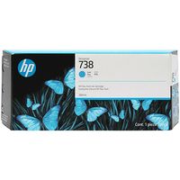 HP 738 (676M6A) - Cyan - Cartouche d'encre - Grande capacité