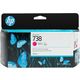 HP 738 (498N6A) - Magenta - Cartouche d'encre