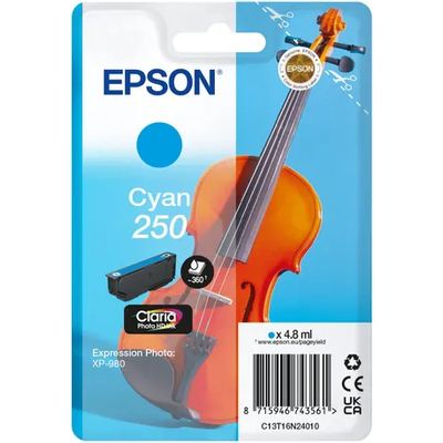 Epson 250 (C13T16N24010) - Cyan - Cartouche d'encre