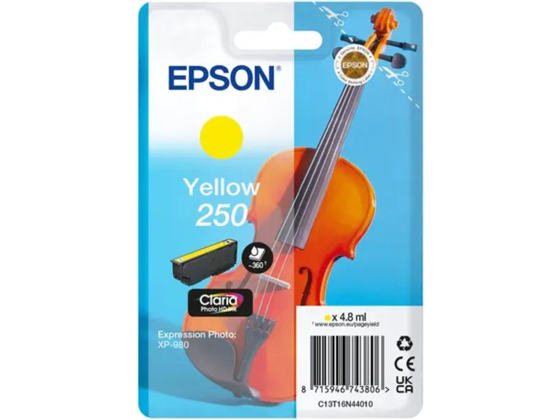 Epson 250 (C13T16N44010) Inktcartridge Geel