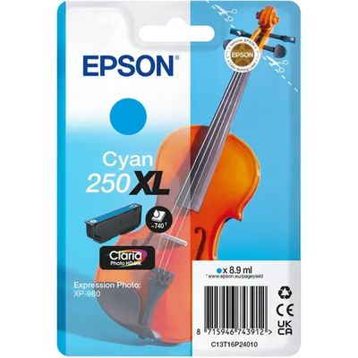 Epson 250XL (C13T16P24010) - Cyan - Cartouche d'encre - Grande capacité