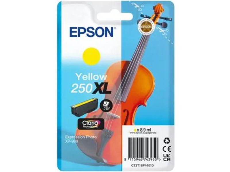Epson 250XL (C13T16P44010) Inktcartridge Geel Hoge capaciteit