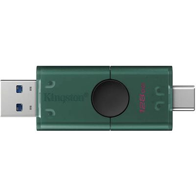 Kingston DataTraveler Duo USB-A + USB-C 3.2-stick 128GB - Clé USB