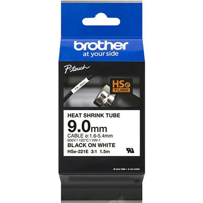 Brother HSe-221E - Noir sur blanc - Ruban