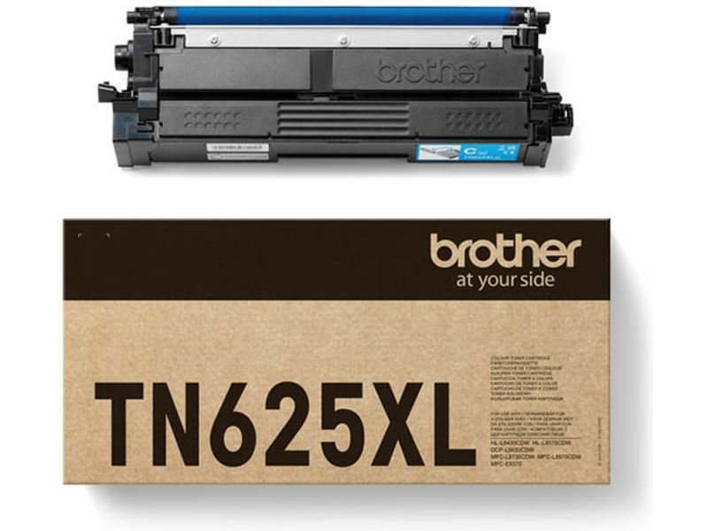 Brother TN-625XLC Toner Cyaan Hoge capaciteit