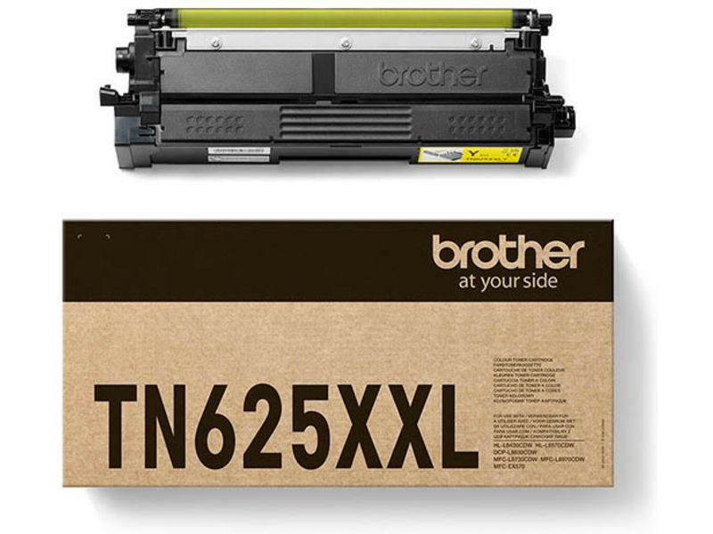 Brother TN-625XXLY Toner Geel Extra hoge capaciteit