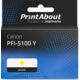 Cartouche compatible Canon PFI-5100 Y - Jaune