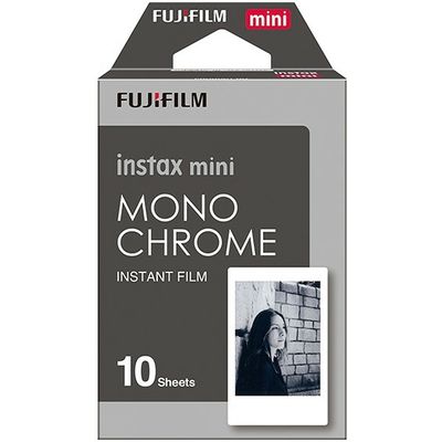 Fujifilm Instax mini film Monochrome (10 vel) (Instax mini) - (4,6 cm x 6,2 cm) - Papier photo