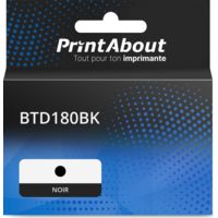 Cartouche compatible Brother BTD180BK - Noir