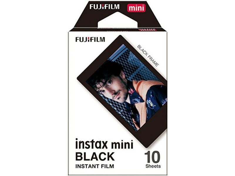 Fujifilm Instax mini film Black (10 vel) Fotopapier (4,6 cm x 6,2 cm)