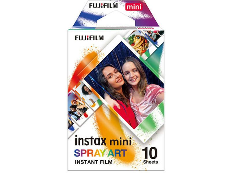 Fujifilm Instax mini film Spray Art (10 vel) Fotopapier (4,6 cm x 6,2 cm)