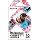 Fujifilm Instax mini film Confetti (10 vel) - (4,6 cm x 6,2 cm) - Papier photo