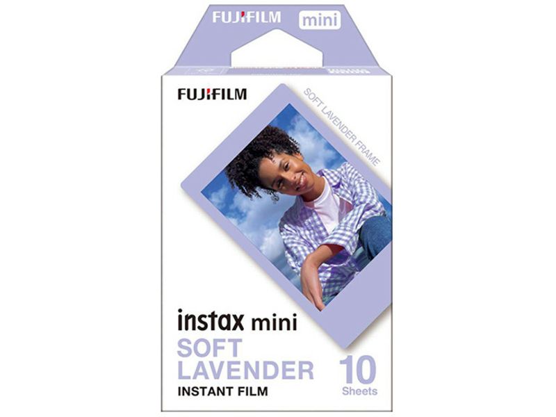 Fujifilm Instax mini film soft lavender (10 vel) Fotopapier (4,6 cm x 6,2 cm)