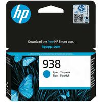 HP 938 (4S6X5PE) - Cyan - Cartouche d'encre