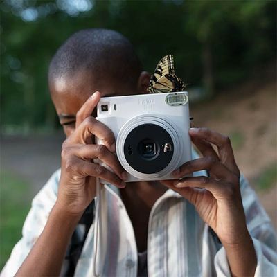 Fujifilm Instax SQUARE SQ1 Chalk White  - Imprimante de poche