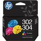 HP 302/304 (B7RT6AE) - 3-couleurs - Cartouche d'encre