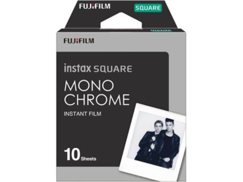 Fujifilm Instax square film Monochrome (10 vel) Fotopapier (62 mm x 62 mm)