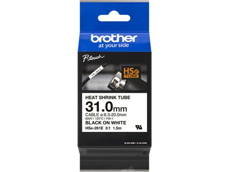 Brother TZe-261E Tape Zwart op wit