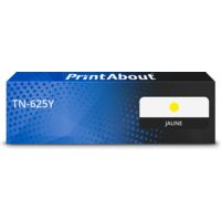 Toner compatible Brother TN-625Y - Jaune - Capacité normale