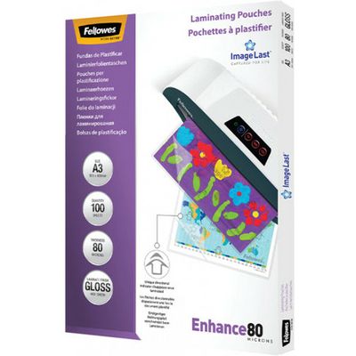 Fellowes A3 ImageLast glanzend 2x80 micron - (100 stuks) - Pochette à plastifier