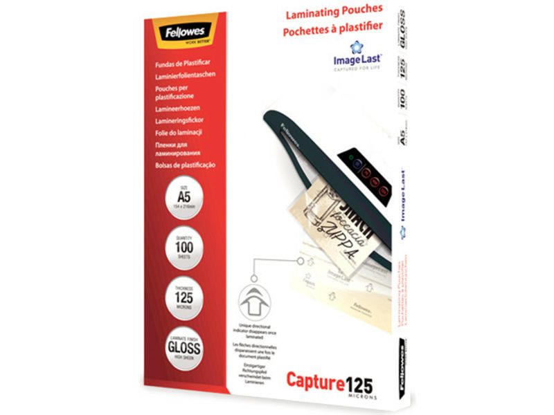 Fellowes ImageLast A5 glanzend 2x125 micron (100 stuks) Lamineerhoes