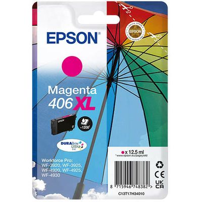 Epson 406XL (T17H3) - Magenta - Cartouche d'encre - Grande capacité
