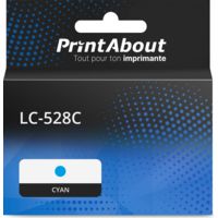Cartouche compatible Brother LC-528C - Cyan