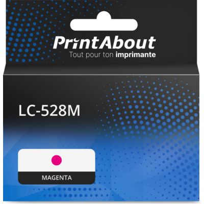Cartouche compatible Brother LC-528M - Magenta