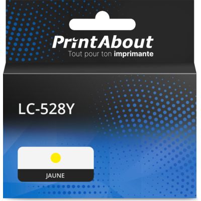 Cartouche compatible Brother LC-528Y - Jaune
