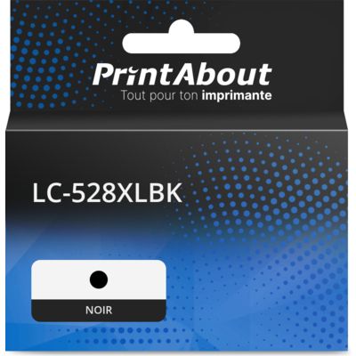 Cartouche compatible Brother LC-528XLBK - Noir - Grande capacité